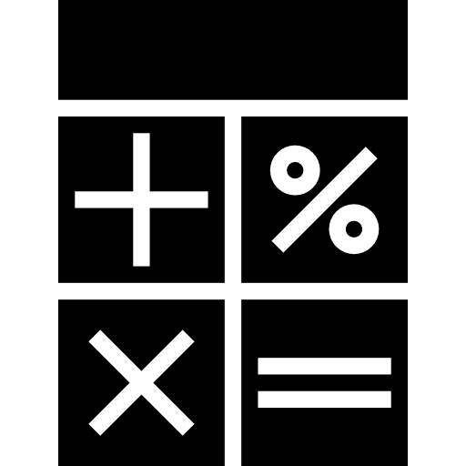 Calculator technological calculator calculating icon