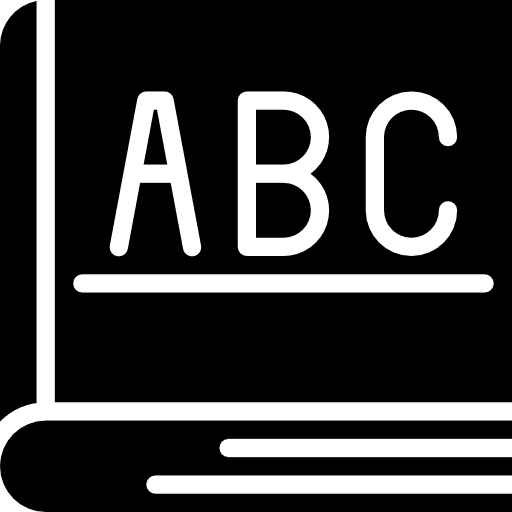 Education school material book reader icon