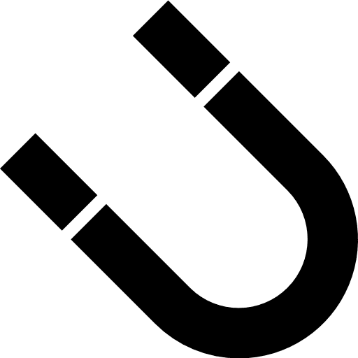 Magnet magnetism physics electronics icon