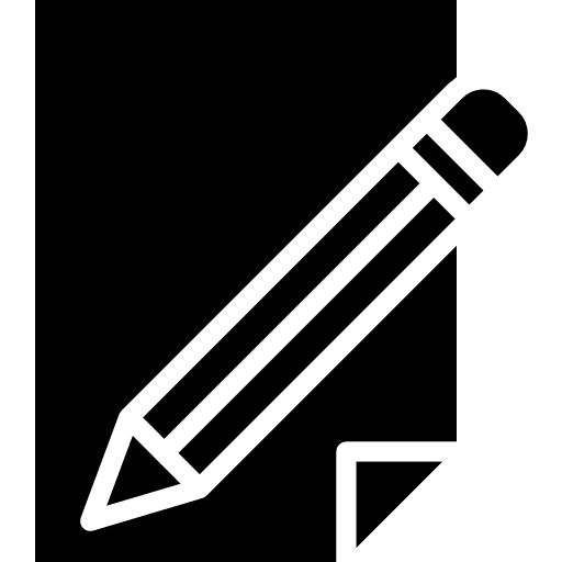 Pencil paper pen edit icon