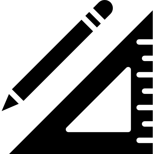 Square education edit tools geometry icon