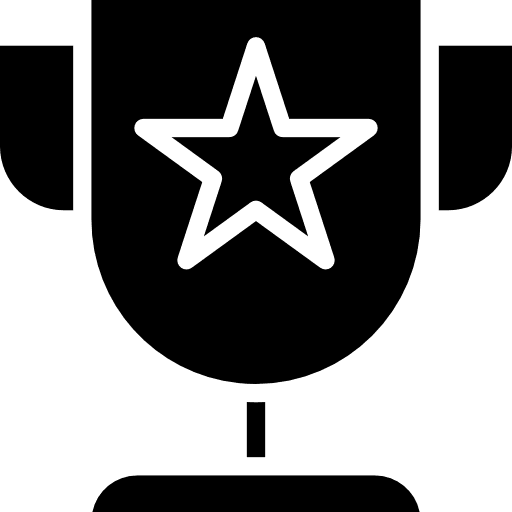 Trophy cup champion trophy icon