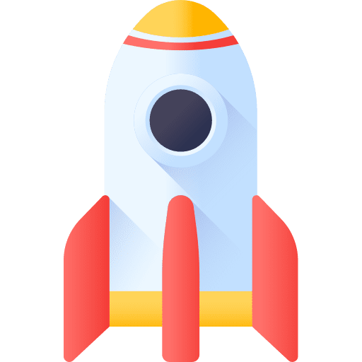 Rocket rocket booster transportation icon