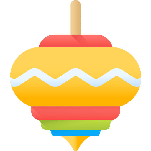 Spinning gaming childhood spin icon