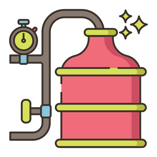Distillation distillation gauge industry icon