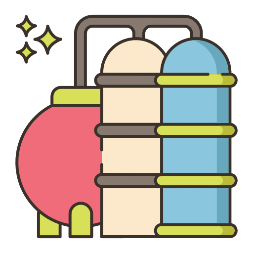 Refinery oil architecture industry icon