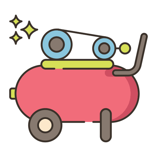 Compressor construction and tools construction compressor icon