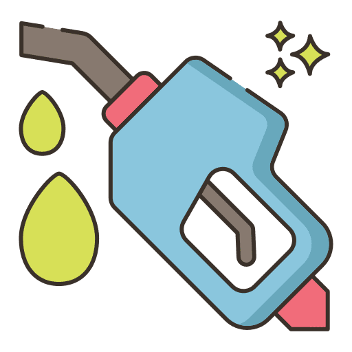 Fuel gas fuel gasoline station industry icon