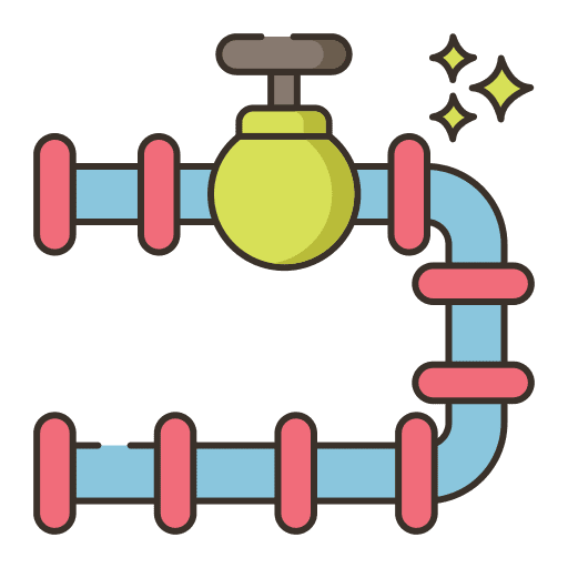 Pipeline plumber plumbing industry icon