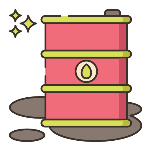 Toxic spill oil spill toxic icon