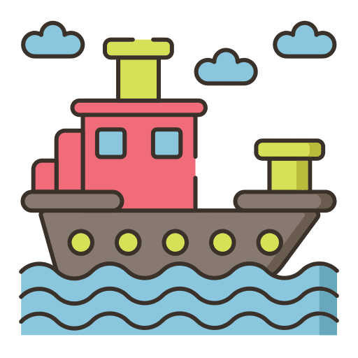 Oil tanker transportation container oil icon