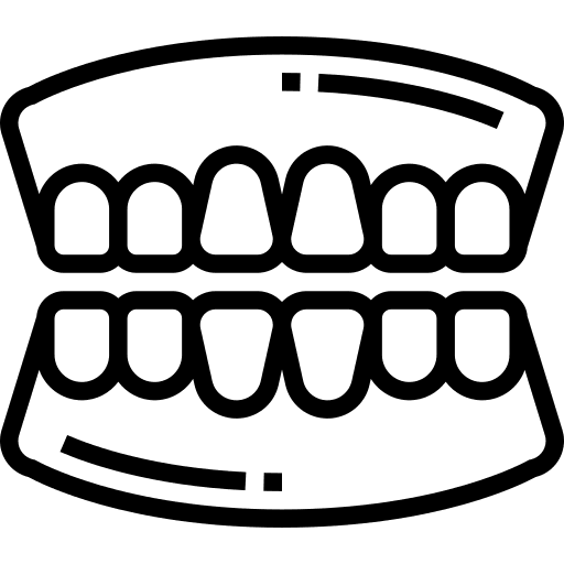 Dental tooth healthcare and medical dentist icon