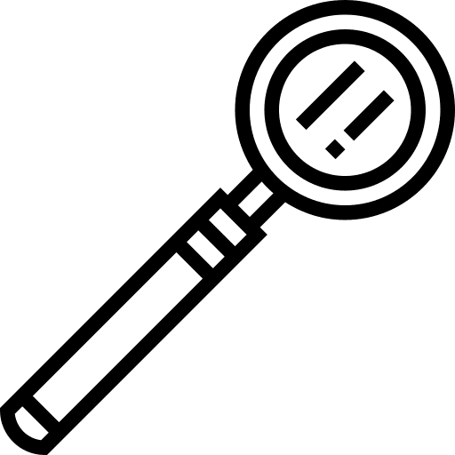 Dental mouth mirror equipment medical equipment icon