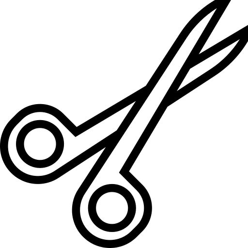 Dental scissors dental dentist icon