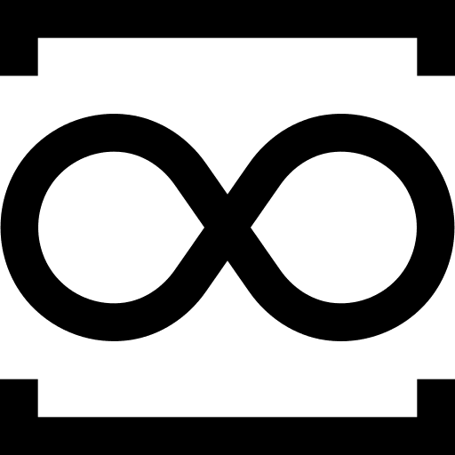 Infinity endless symbols mathematics icon