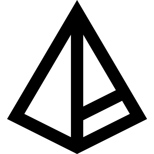 Pyramid school education pyramidal icon