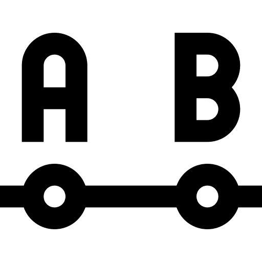 Segment geometry segment education icon