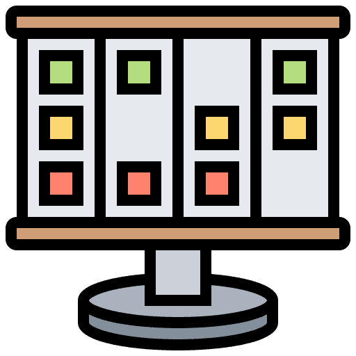 Planning presentation business planning icon