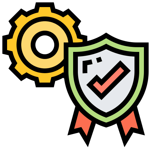 Quality assurance quality assurance seal check icon