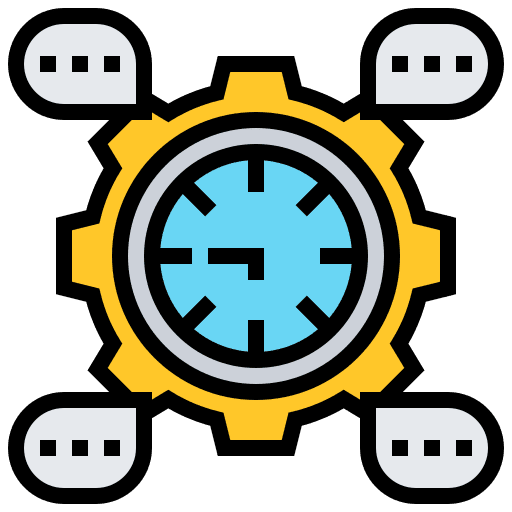 Development development timeline time icon