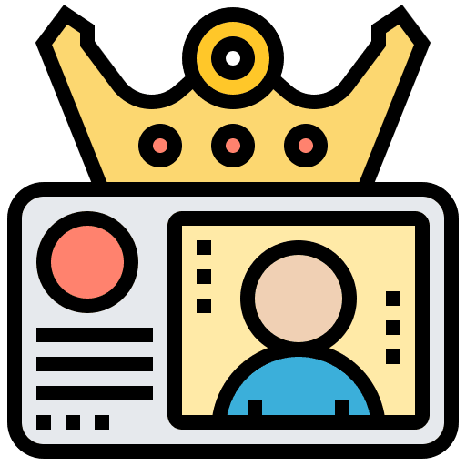 Id card id card business and finance identity icon