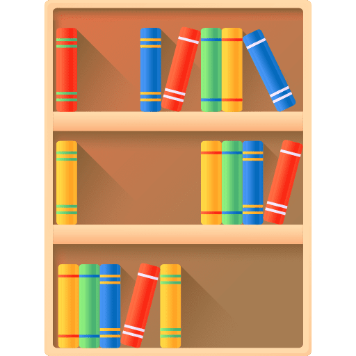 Bookcase bookcase furniture household icon
