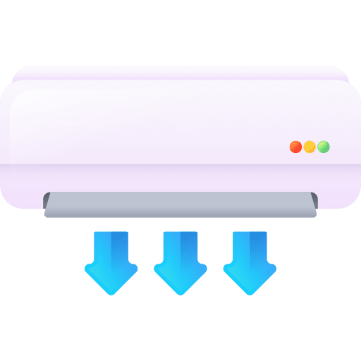 Air conditioner air conditioner furniture and household air conditioning icon