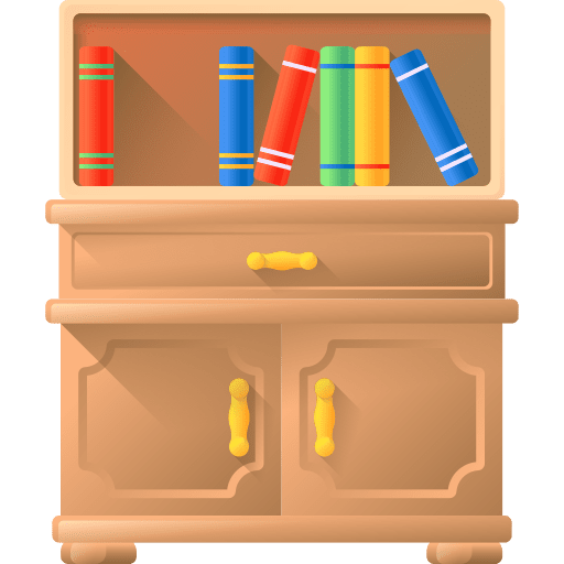 Cupboard furniture and household household cupboard icon