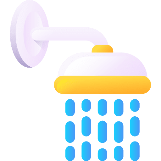 Shower decoration shower hygiene icon