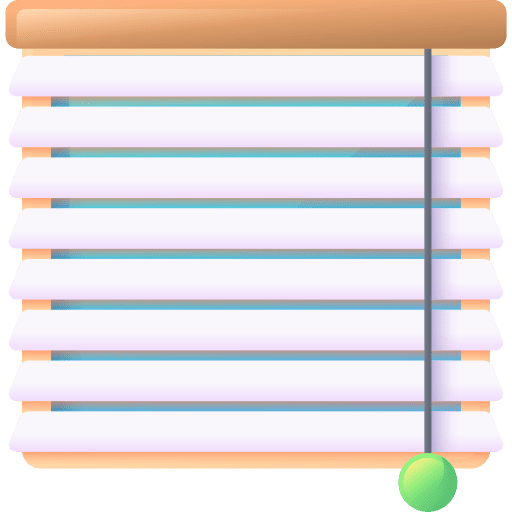 Blinds window decoration blinds icon