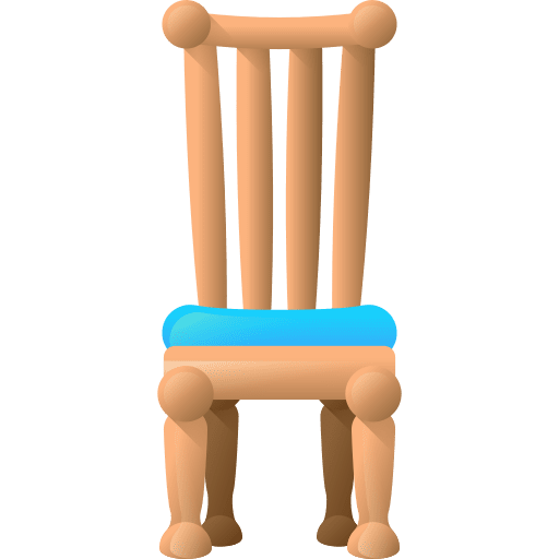Chair decoration furniture furniture and household icon