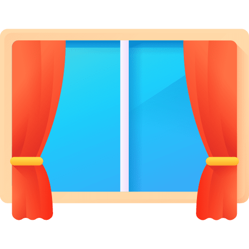 Curtain household decoration furniture and household icon