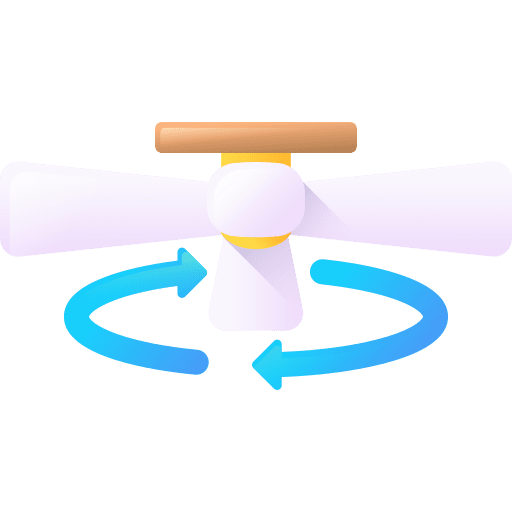 Fan fan electronics furniture and household icon