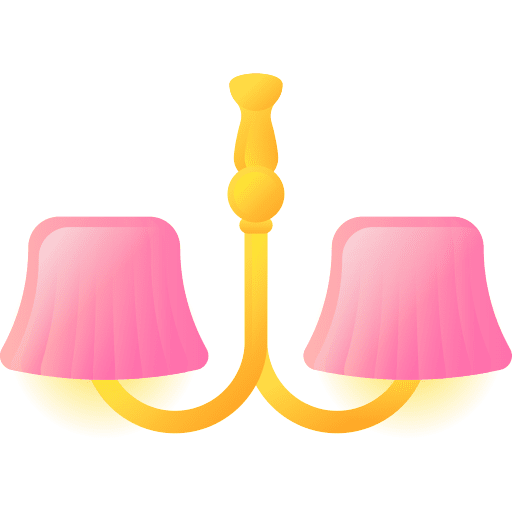 Lamp furniture and household lamp furniture icon