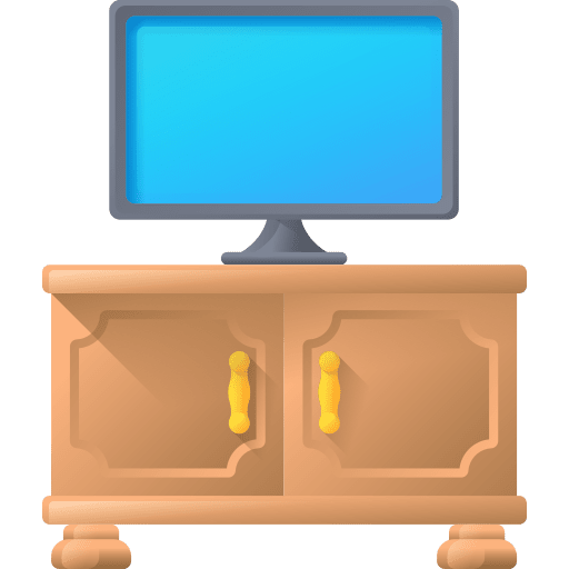 Cupboard cabinet decoration electronics icon