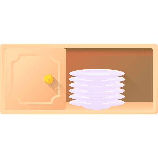 Dish rack furniture kitchenware dish rack icon