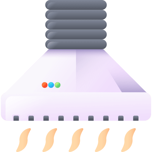 Extractor hood device extractor hood furniture and household icon