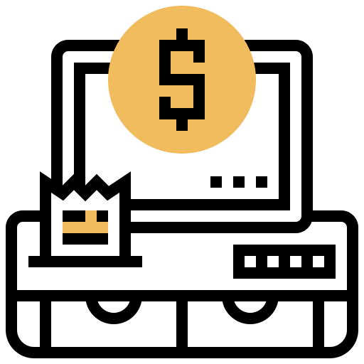 Cashier cashier buyer service icon