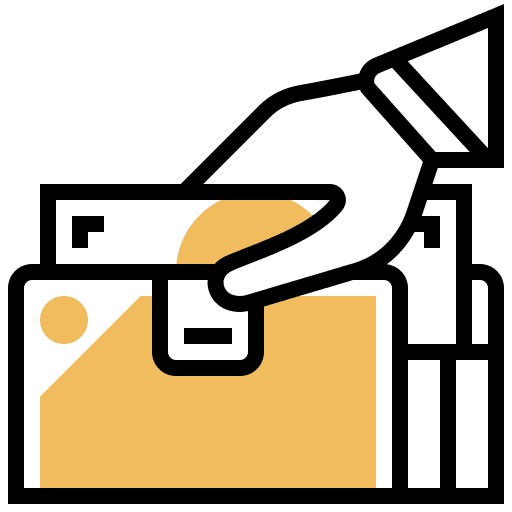 Wallet business and finance purse cash icon