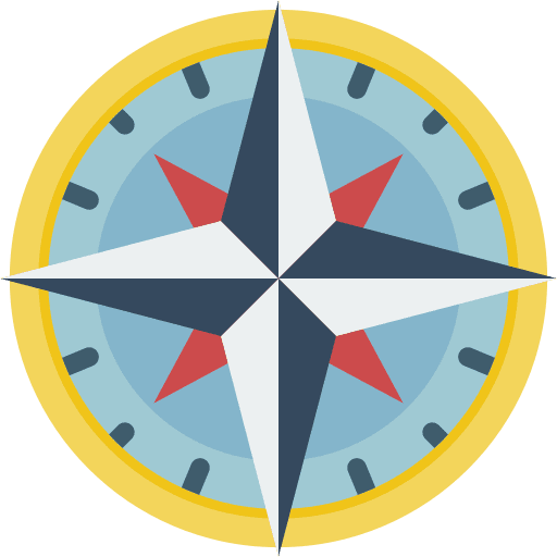 Compass miscellaneous art and design compass icon