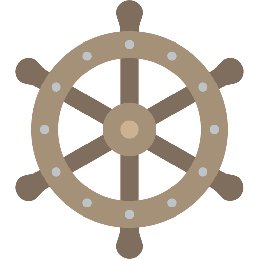 Steering wheel steering transportation wheel icon