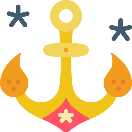 Anchor hipster vintage art and design icon