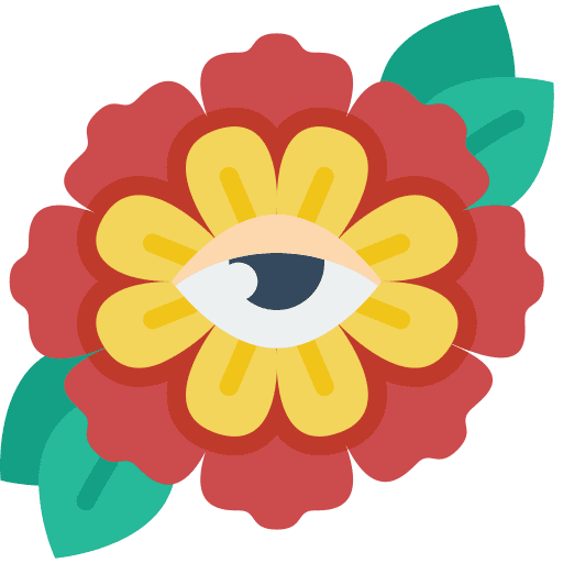 Flower nature flower eye icon