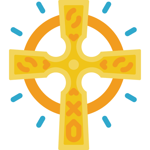 Cross christianity religious celtic icon