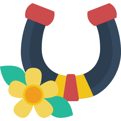 Horseshoe good luck gaming animals icon