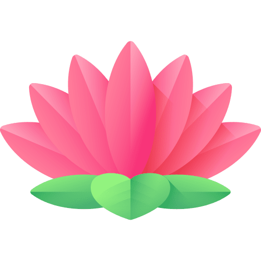 Lotus wellness flower garden icon