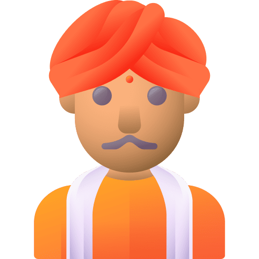 Indian man avatar ethnic icon