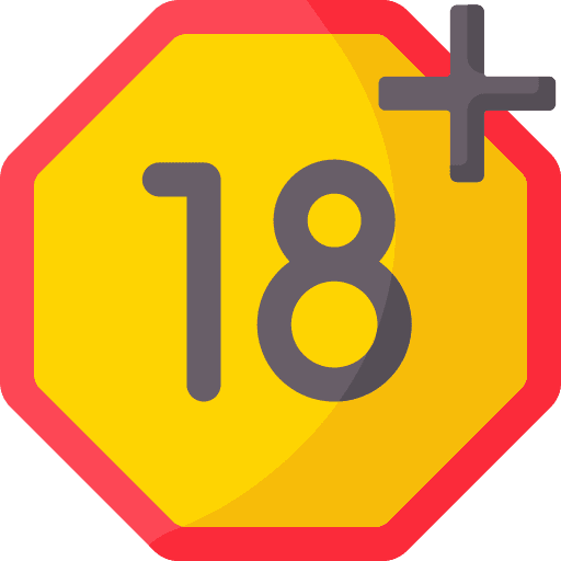 Adult warning signaling xxx icon