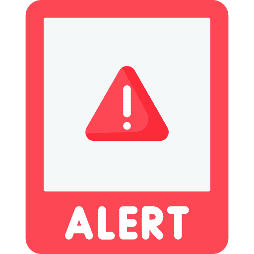 Alert signal alert signaling icon