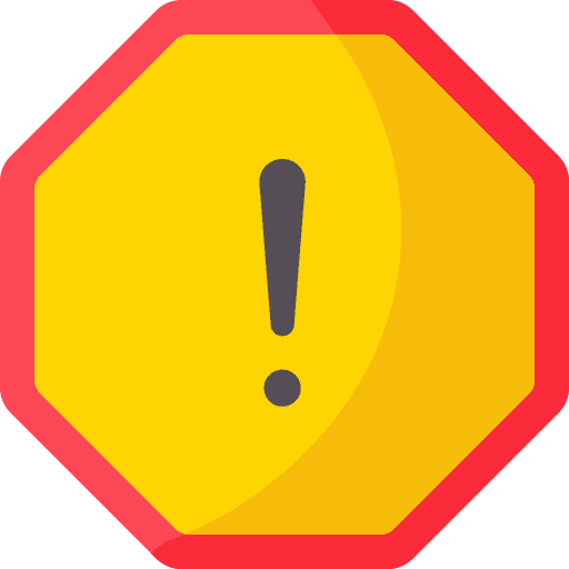 Warning sign traffic sign alert danger icon